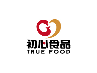 周金进的初心食品True Food  （英文设计为主）logo设计