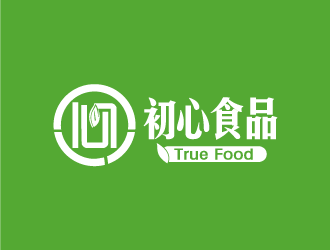 孟唤的初心食品True Food  （英文设计为主）logo设计