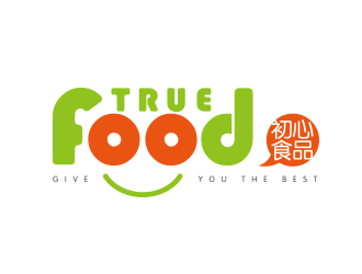勇炎的初心食品True Food  （英文设计为主）logo设计