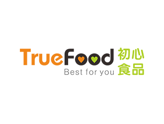 余佑光的初心食品True Food  （英文设计为主）logo设计