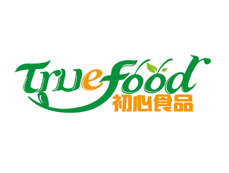 余亮亮的初心食品True Food  （英文设计为主）logo设计