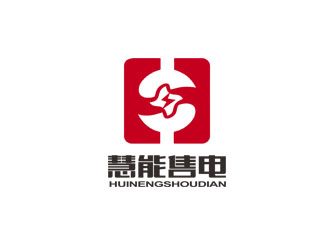郭庆忠的电力企业logo设计 天津慧能售电有限公司logo设计