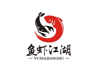 曾翼的鱼虾江湖logo设计