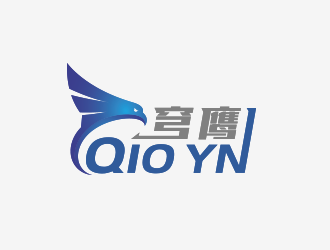 黄安悦的穹鹰  Qio  yn 无人机logo设计
