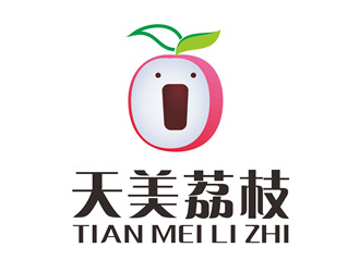 唐国强的天美荔枝logo设计