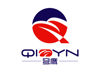 谭家强的穹鹰  Qio  yn 无人机logo设计