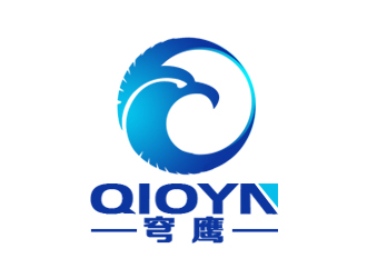 余亮亮的穹鹰  Qio  yn 无人机logo设计