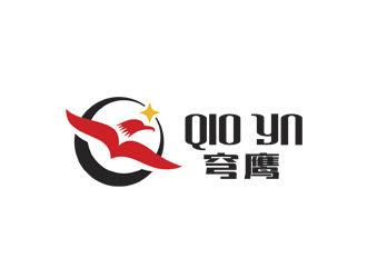 姚乌云的穹鹰  Qio  yn 无人机logo设计
