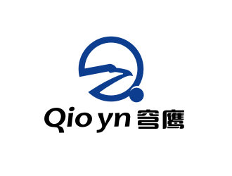 姜彦海的穹鹰  Qio  yn 无人机logo设计