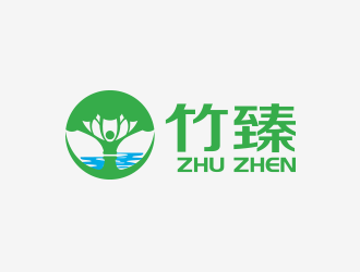 竹臻LOGO设计 - LOGO123