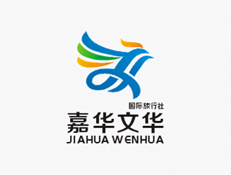 梁俊的青岛嘉华文华国际旅行社有限公司logo设计