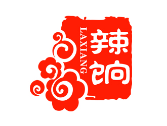 刘彩云的辣饷 卡通logo设计logo设计