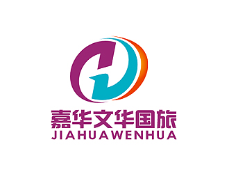 盛铭的青岛嘉华文华国际旅行社有限公司logo设计