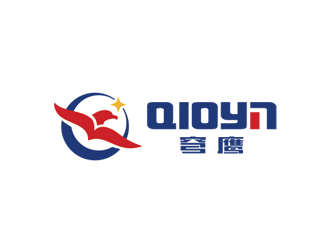 姚乌云的穹鹰  Qio  yn 无人机logo设计