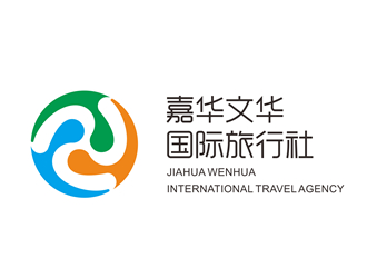 唐国强的青岛嘉华文华国际旅行社有限公司logo设计