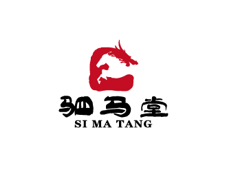 周金进的驷马堂logo设计