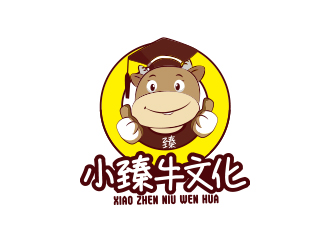 勇炎的小臻牛儿童教育培训吉祥物设计logo设计