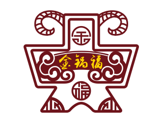 黄安悦的金锅福logo设计