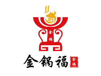 劉红梅的金锅福logo设计