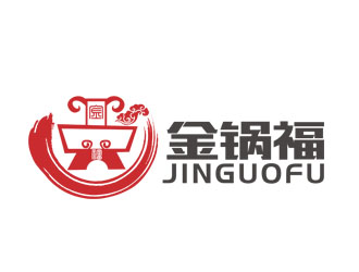 刘彩云的金锅福logo设计