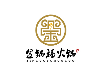 Ze的金锅福logo设计