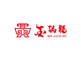 孙金泽的金锅福logo设计