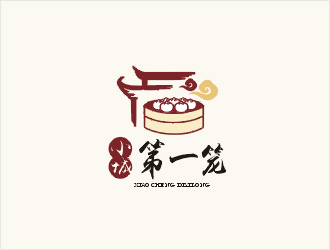 梁俊的小城第一笼快餐logo设计