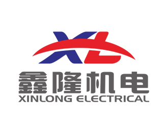 刘彩云的鑫隆机电logo设计