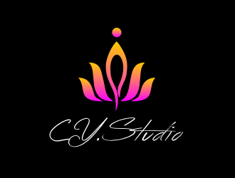 姜彦海的CY.Studio 永生花店logo设计
