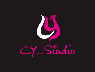 何嘉健的CY.Studio 永生花店logo设计