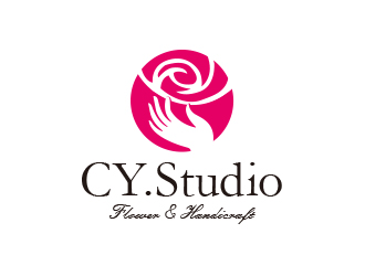 勇炎的CY.Studio 永生花店logo设计