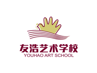 姚乌云的友浩艺术学校logo设计