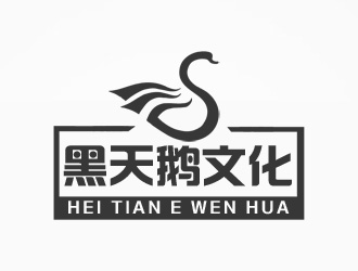 朱兵的黑天鹅文化传播有限公司logo设计