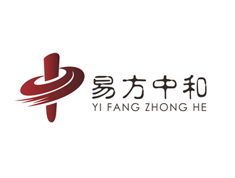 唐国强的易方中和中医养生馆logo设计