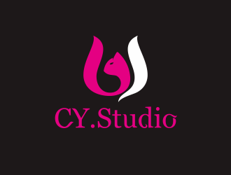 CY.Studio 永生花店logo设计