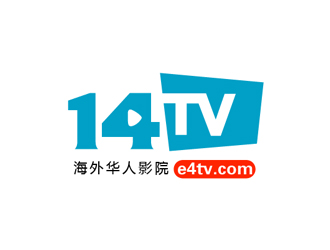 秦晓东的14TV 海外华人影院logo设计