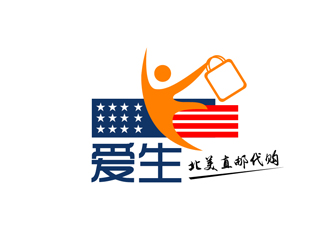秦晓东的爱生（北美直邮代购）logo设计