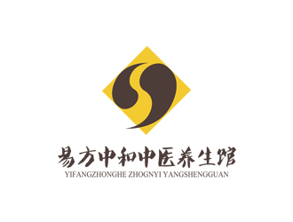 姚乌云的易方中和中医养生馆logo设计