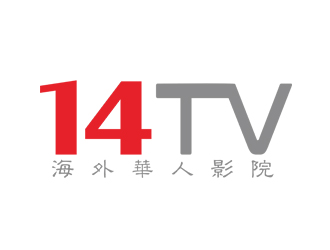刘彩云的14TV 海外华人影院logo设计