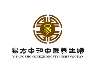 左永坤的易方中和中医养生馆logo设计