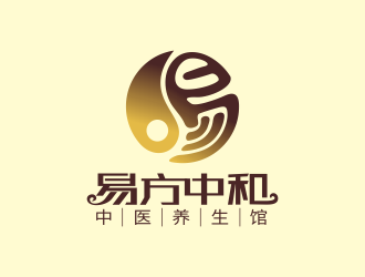 林思源的易方中和中医养生馆logo设计