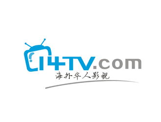 杨占斌的14TV 海外华人影院logo设计