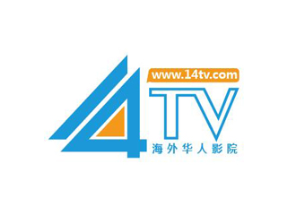 邹小考的14TV 海外华人影院logo设计