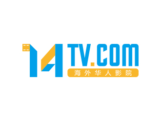 孙金泽的14TV 海外华人影院logo设计