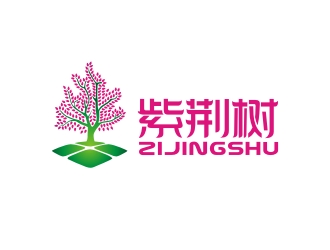 紫荆树 网站 树元素logo设计