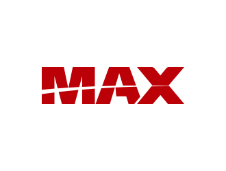 哈哈哈是的MAX 电子产品 英文字体设计logo设计