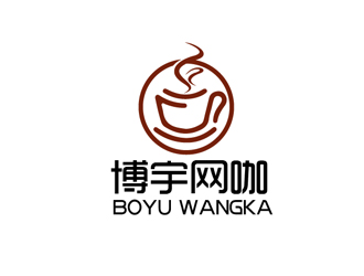秦晓东的博宇网咖网吧logo设计