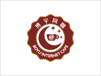 梁俊的博宇网咖网吧logo设计