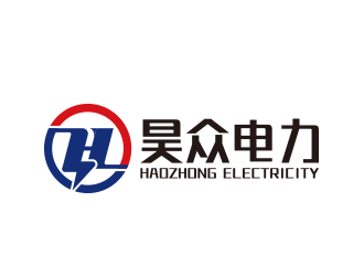 黄安悦的昊众电力科技logo设计