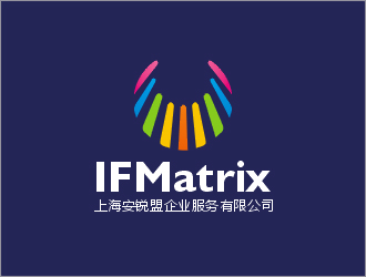 梁俊的IFMatrix企业服务公司logologo设计